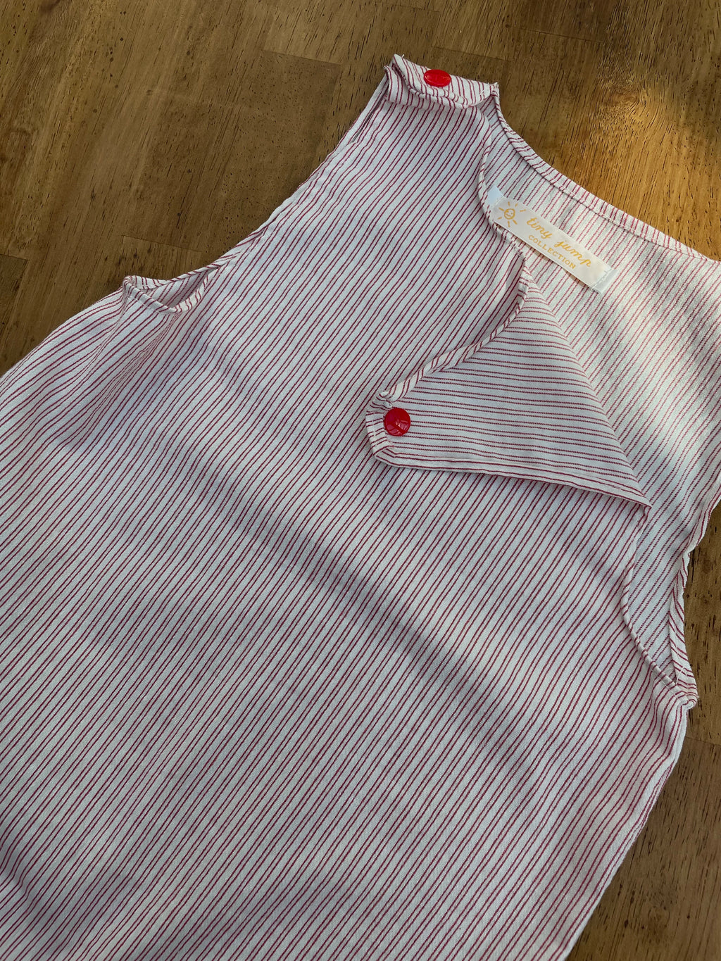Red stripes - Salopette